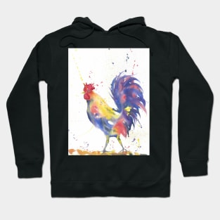 Rainbow Rooster Hoodie